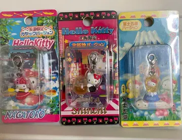 지역 한정 키티 지퍼 마스코트 3종 세트