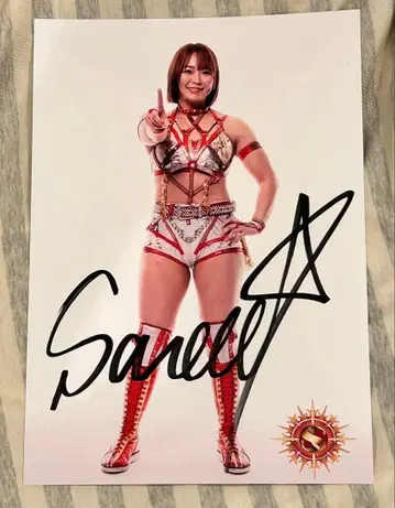 Sareee 친필 사인 포트레이트