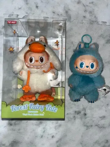 정품 POP MART The Monsters 봉제 인형 2개 세트