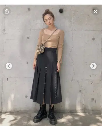 AMERI VINTAGE 스터드 스커트