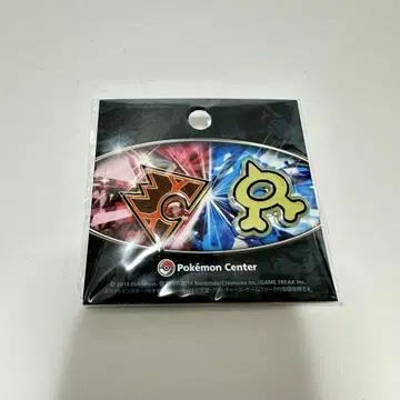 미사용 새상품 포켓몬 센터 마그마단 아쿠아단 핀 배지