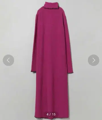 새상품급! JEANASIS 리브 터틀 니트 원피스