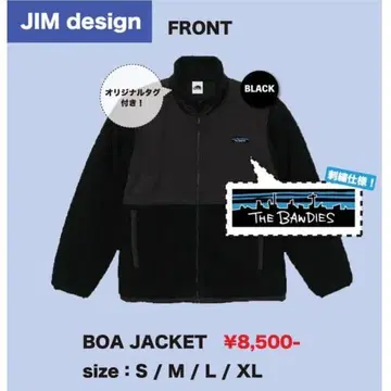 THE BAWDIES 보아 자켓 블랙 M
