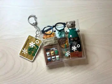 가챠 파우치 미니 곰돌이 카페 커피