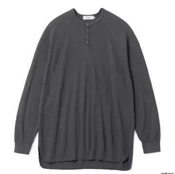 Graphpaper 와플 L/S 헨리넥 티