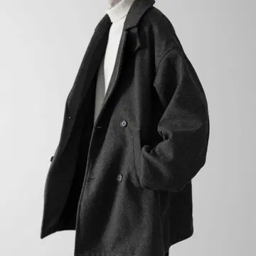 루봉 melange melton P-coat
