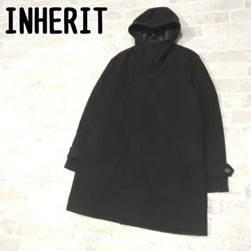 INHERIT 후디드 코트 롱 코트 L 사이즈