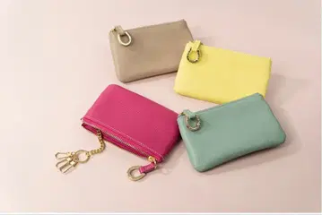 미사용 새상품 소메스 안장 피콜로 슬림 파우치 핑크