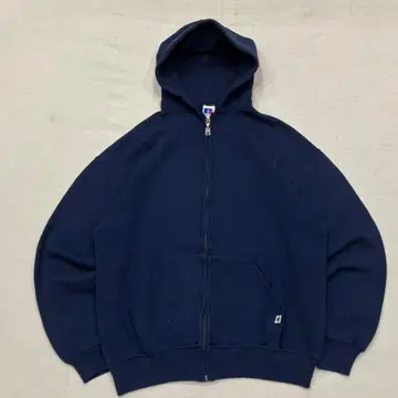 90s 러셀 애슬레틱 USA제 집 후디 네이비