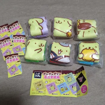 하마스시 폼폼푸딩 미니 타월 6개 세트