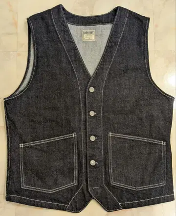 코지마 진즈 워크 데님 베스트