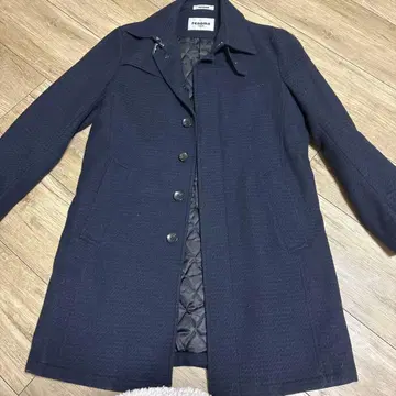 다크 네이비 스텐카라 코트 레노마