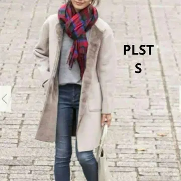 [ 새상품급 ] PLST 플라스테 페이크 무스탕 코트