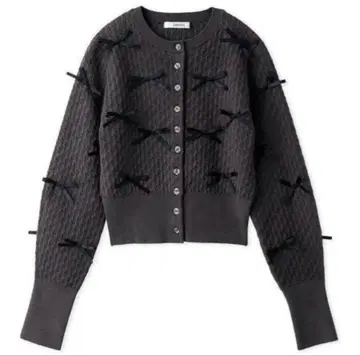 SNIDEL 리본 모티브 가디건