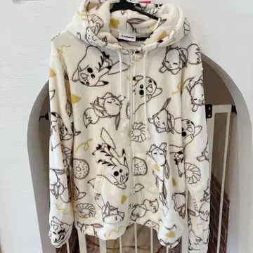 포켓몬 플리스 후드티 LL 피카츄 이브이