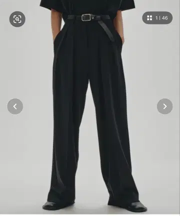 새상품 TODAYFUL 더블턱 트윌 트라우저 36