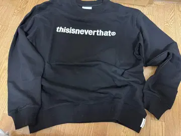 thisisneverthat 블랙 맨투맨