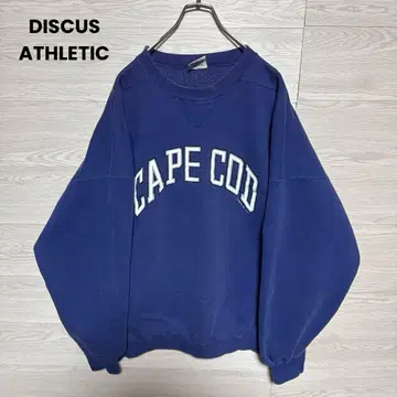 90s USA제 DISCUS 칼리지 육중한 오버 사이즈 맨투맨