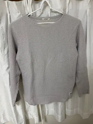 RADIALL[L/S TEE] BIG WAFFLE BOAT NECK T