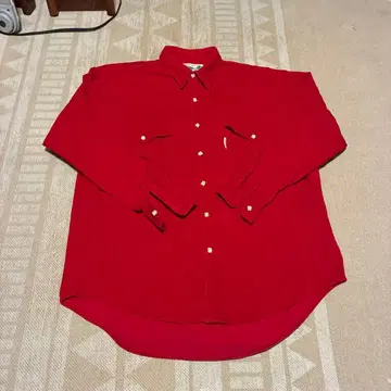 빨간색 코디 로이 L 사이즈 긴팔 셔츠