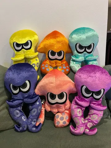 스플래툰 봉제 인형 6체 세트