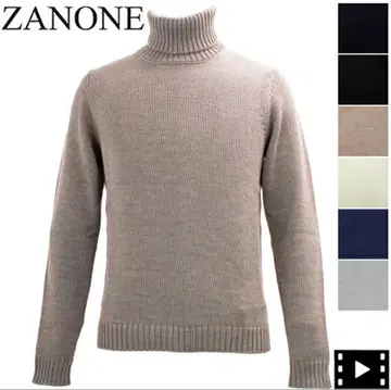 ZANONE 크루넥 터틀넥 2개 세트