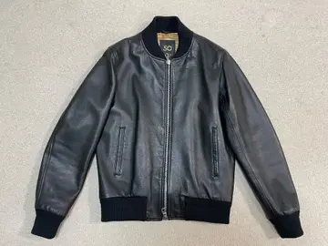 친콴타 라무 내퍼 가죽 봄버 자켓