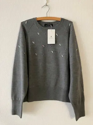 새상품 그린 라벨 릴랙싱 스파클 비쥬 니트 풀오버