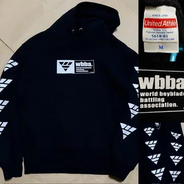 wbba 베이 블레이드 후드티 맨투맨 블랙