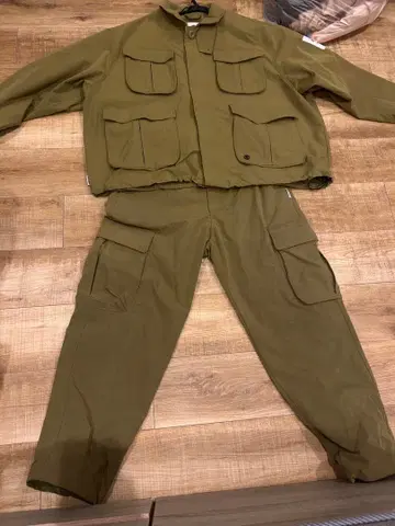 ELEMENT 카고 팬츠 자켓 세트 M 사이즈 올리브 그린