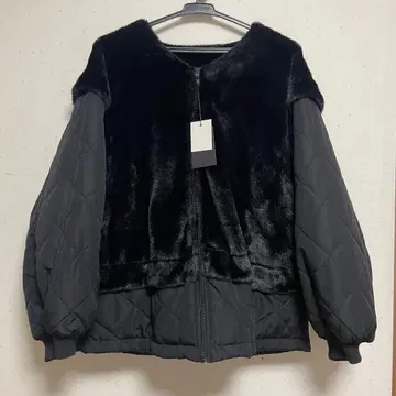 택 포함 새상품 LUDIC PARK 퍼 아우터