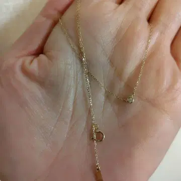 k10 다이아 골드 목걸이 싱글 볼 후쿠린