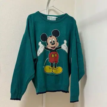 [ 새상품급 ] vintage Disney 미키마우스 프린트 니트 스웨터