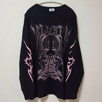 VOLCAN&APHRODITE 라메 트윈 테일 GIRL 롱 T