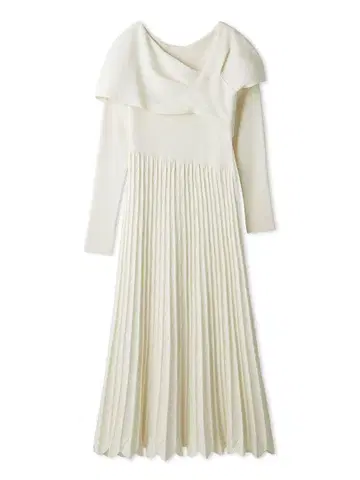 아지메 오프숄더 니트 원피스 셀포드