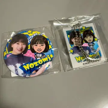 사이타마 세이부 라이온즈 아크릴 키링 캔뱃지 NOZOMI 히카리