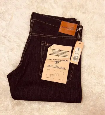 BLUE WAY JAPAN PS01 데드스탁 블루 스트레이트 데님