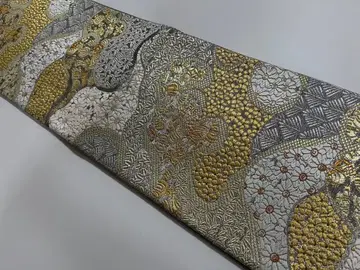 호화찬란! 혼다야 겐베 후쿠로 오비 보물 무늬 꽃무늬 104