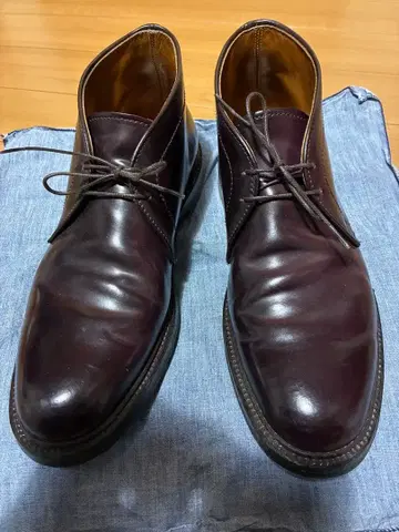 alden 코도반 차카 부츠 버건디 1339