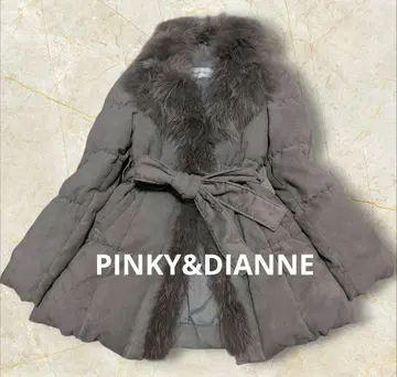 핑키앤다이안 폭스 벨티드 다운 코트 38