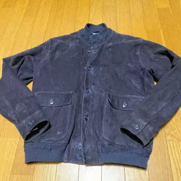 CINQUANTA BEAMS F 별주 스웨이드 자켓 48 새상품급