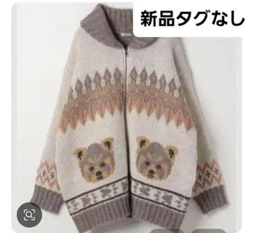 [ 미사용 새상품 ] 니코앤드 애니멀 코위찬 가디건 티란다 티라