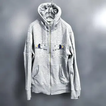 루프 휠러 스누피 지퍼 후드티