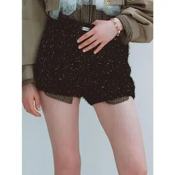 완판템 LILYBROWN 전개 니트 숏팬츠 블랙