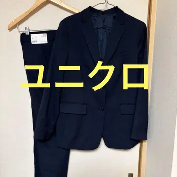 유니클로 네이비 스트라이프 비즈니스 정장 73cm 자켓 XL