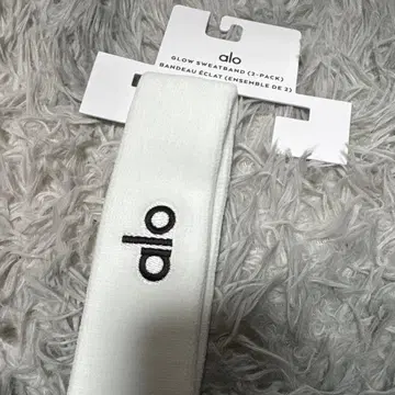 alo yoga 헤어밴드 화이트 요가 정품