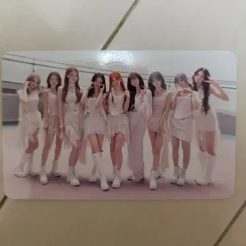 NiziU 리스닝 파티 리스파 혜택 트레이딩 카드 멤버 전원