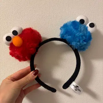 엘모 쿠키 몬스터 머리띠 USS 한정판