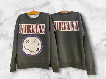 NIRVANA come as you are 맨투맨 트레이닝복