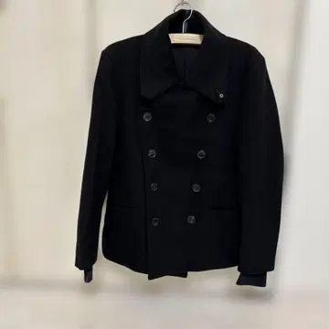 울 피 코트 더블 브레스트 블랙 폴스미스 코트 아우터